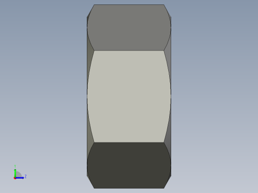 公制六角螺母-Metric Hex Nuts M12 x 1.75mm Thread左视缩略图