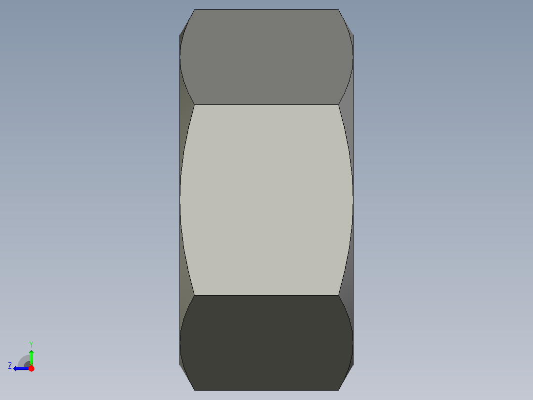 公制六角螺母-Metric Hex Nuts M12 x 1.75mm Thread右视图