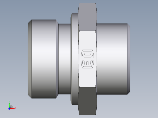 卡套式工业通用硬管接头EO_Male_Stud_connector_GE22LR171X前视缩略图