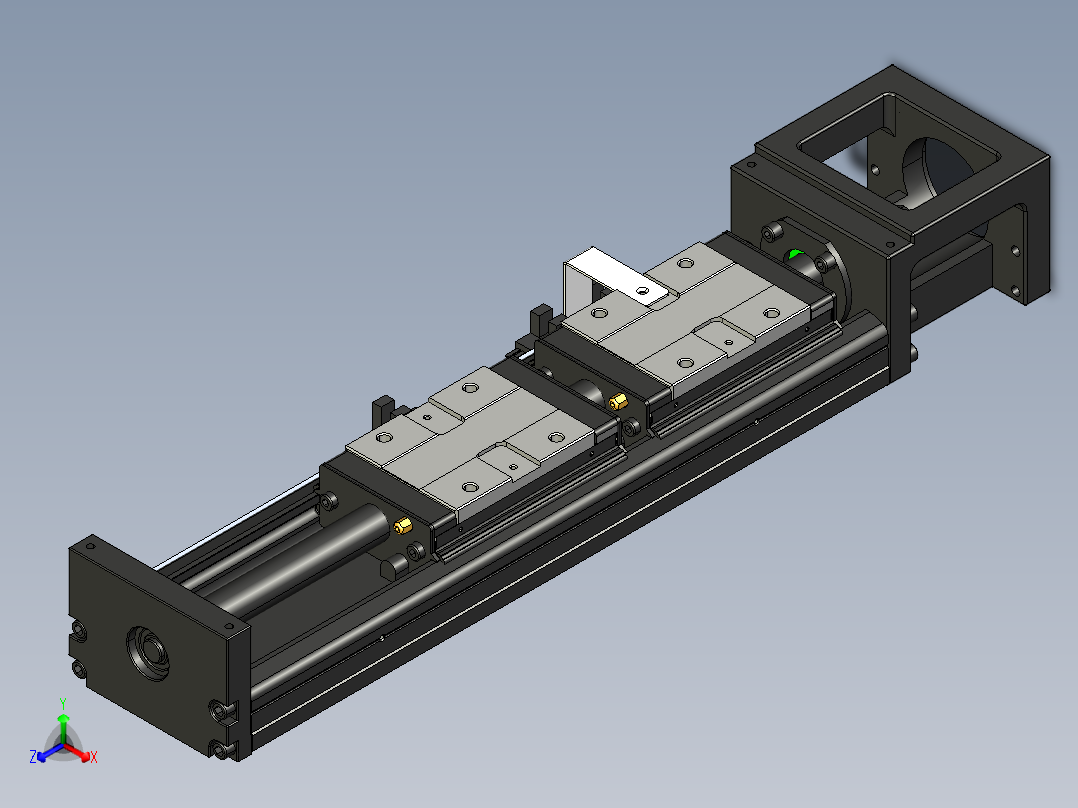 模组MK86-340A2-F0正等轴测图