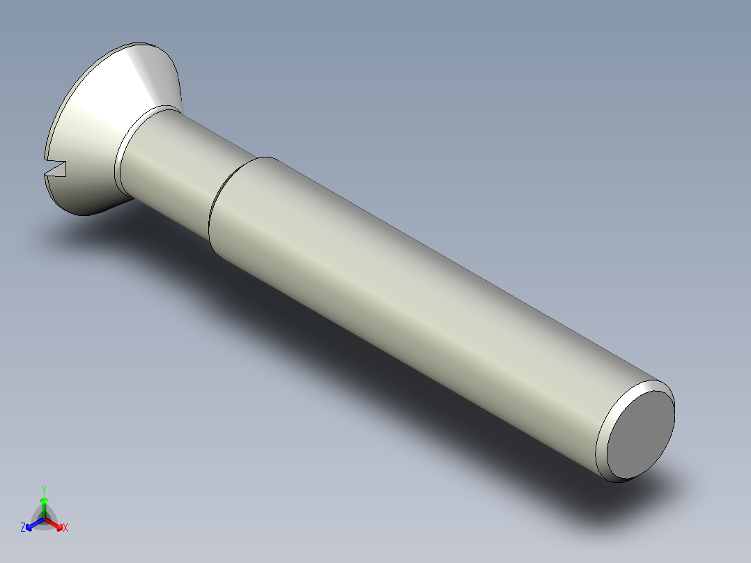 沉头螺钉-Screw_-M30-L200_150-50-5x5-40_-Countersunk_head.stp主视图