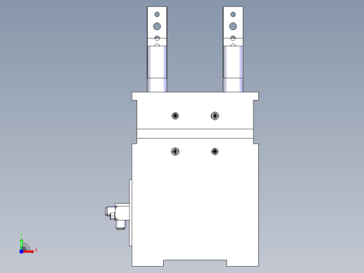 德克斯TUNKERS气缸数模SZVD_50_A23_T12_TUENKERS前视缩略图