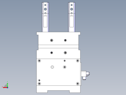 德克斯TUNKERS气缸数模SZVD_50_A23_T12_TUENKERS后视缩略图