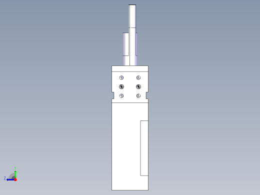 德克斯TUNKERS气缸数模SZVD_50_A23_T12_TUENKERS右视缩略图