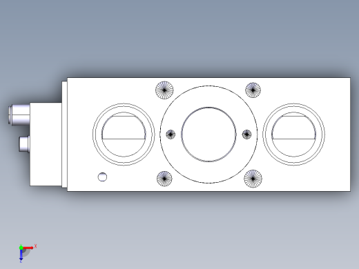 德克斯TUNKERS气缸数模SZVD_50_A23_T12_TUENKERS俯视缩略图