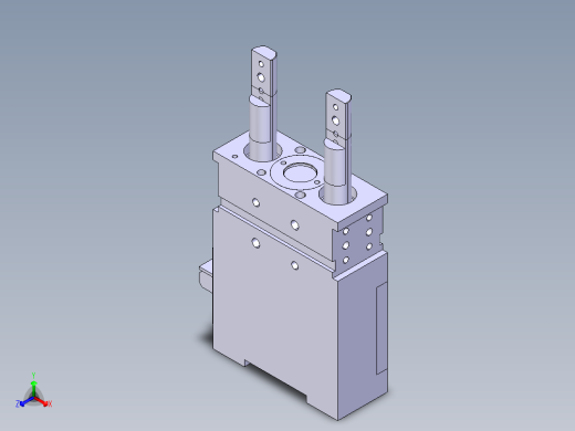 德克斯TUNKERS气缸数模SZVD_50_A23_T12_TUENKERS正等轴测缩略图
