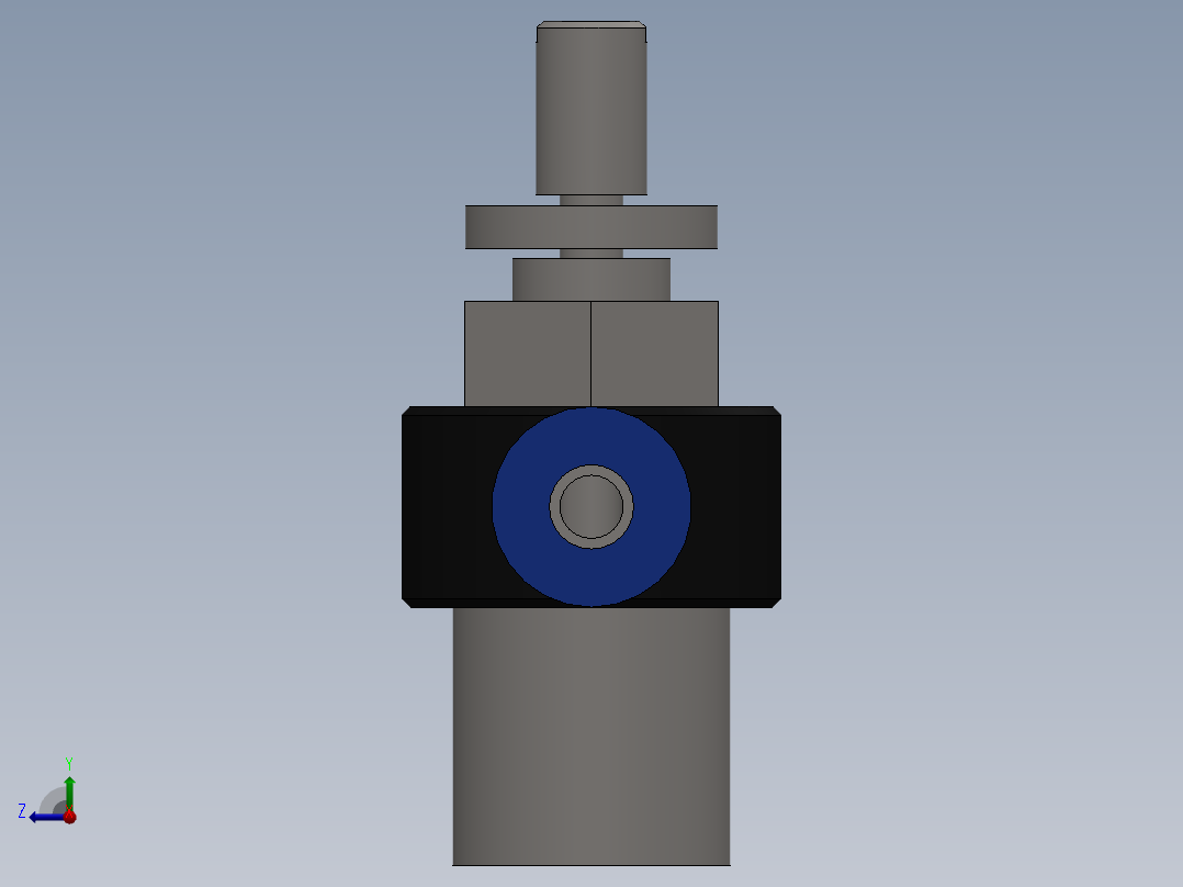 Ø4 x 1-4 - CONTROLE DE FLUXO 90° BANJO(C0K510428)右视图