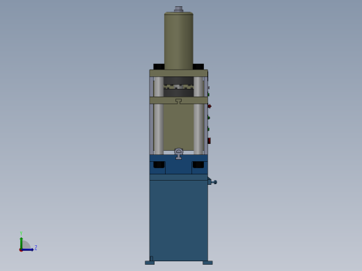 液压机左视缩略图