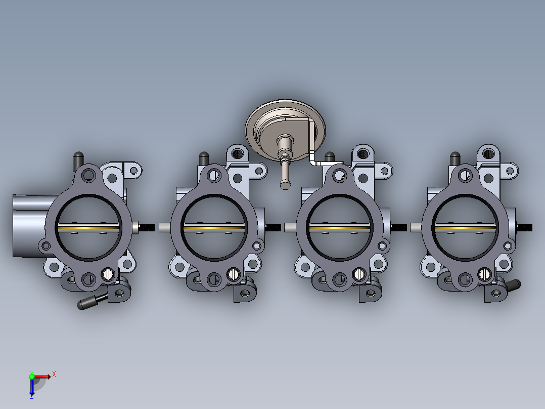 丰田 AE101 4AGE ITB俯视图