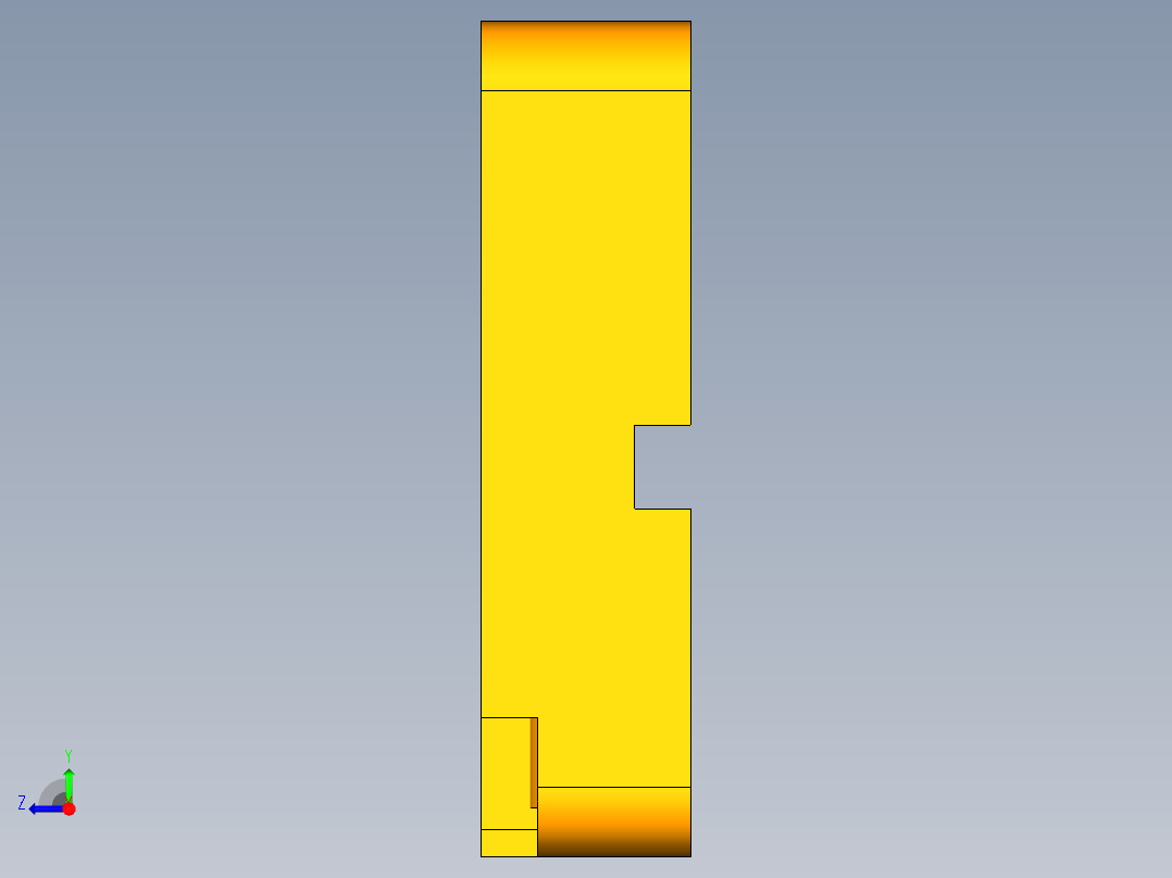 电动压水枪右视图