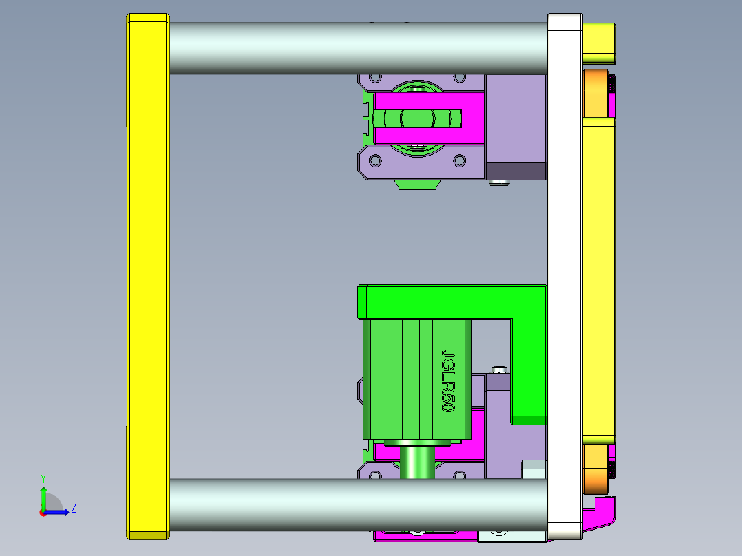 REACHER-A-笔记本CNC工装夹具三维模型cnc1-0425左视图