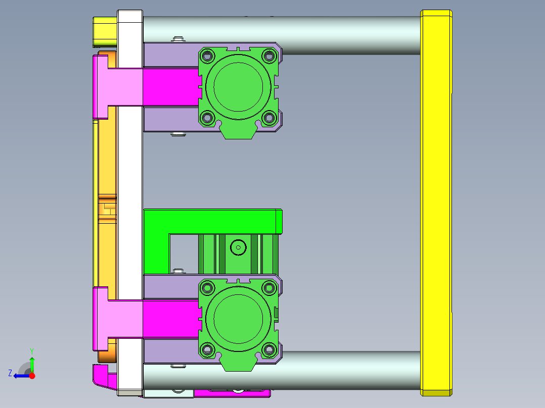 REACHER-A-笔记本CNC工装夹具三维模型cnc1-0425右视图