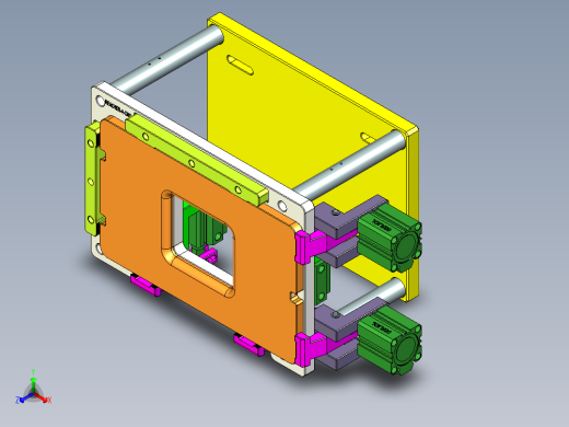 REACHER-A-笔记本CNC工装夹具三维模型cnc1-0425正等轴测缩略图