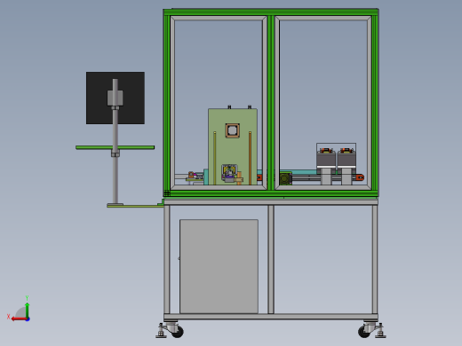 永磁电机转子磁性检测设备sw18可编辑后视缩略图