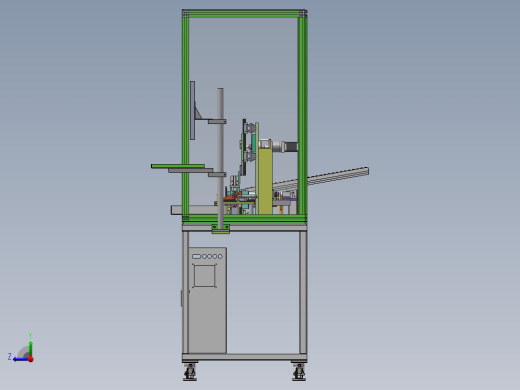 永磁电机转子磁性检测设备sw18可编辑右视缩略图