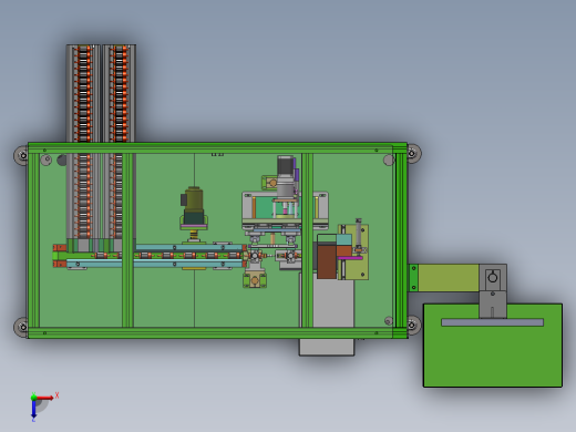 永磁电机转子磁性检测设备sw18可编辑俯视缩略图