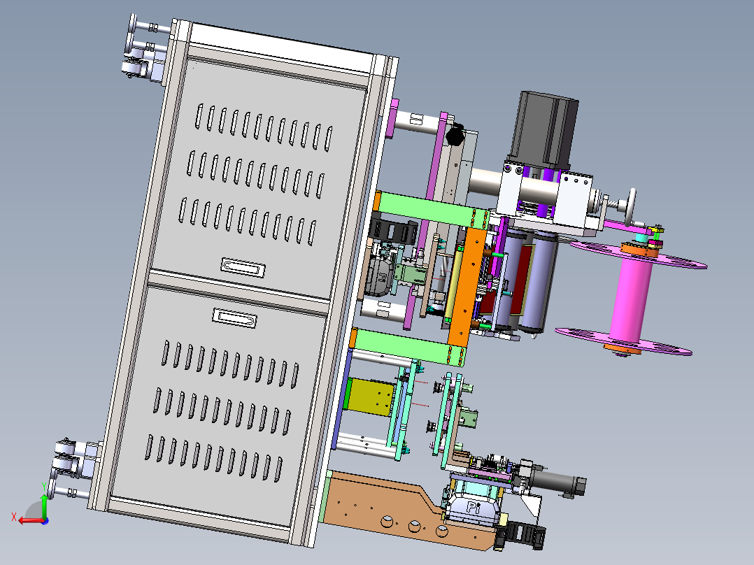 半自动保护膜贴标机sw16可编辑后视图