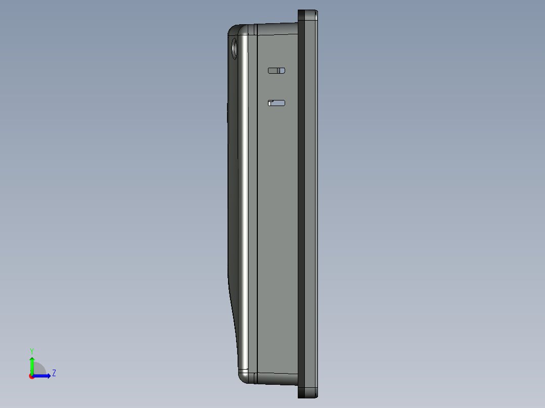 TK6071iP人机界面左视图