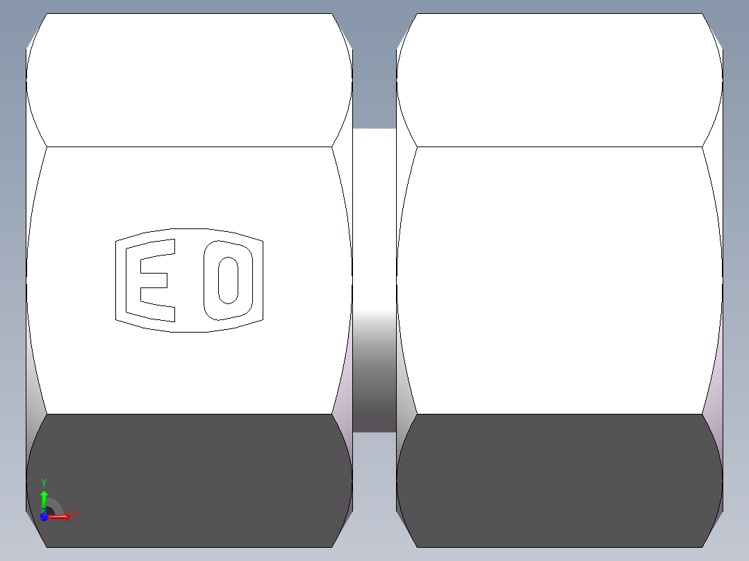 3C+3D 组合接头、3C-18前视图