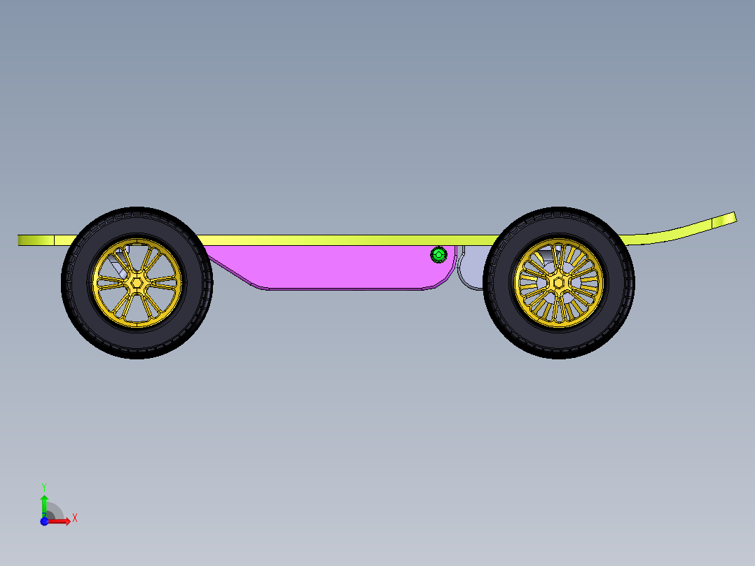 电动滑板2前视图