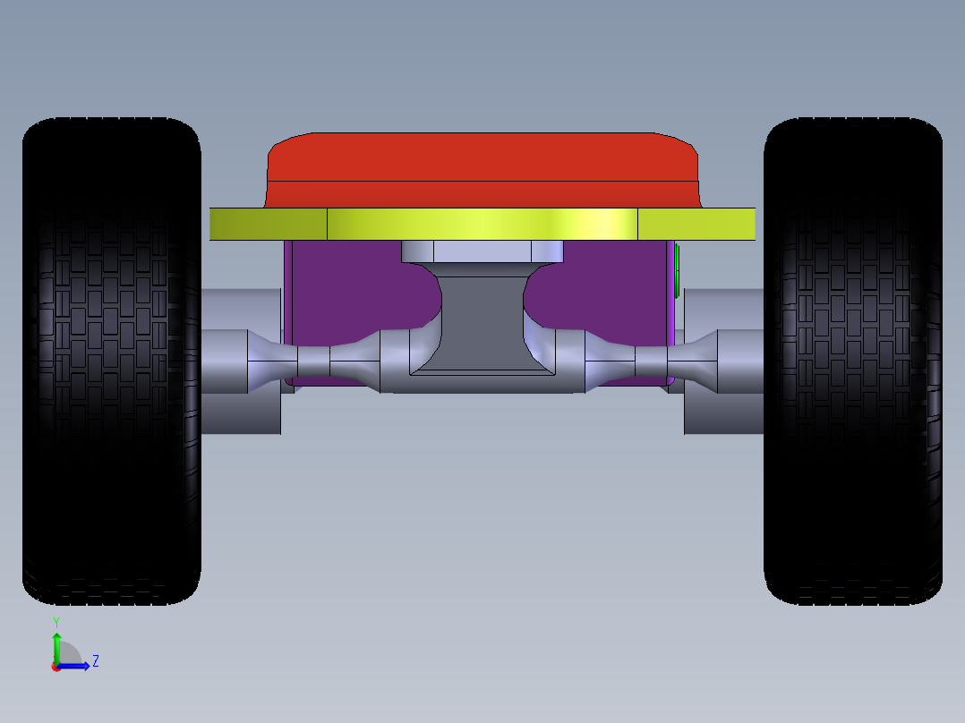 电动滑板2左视图