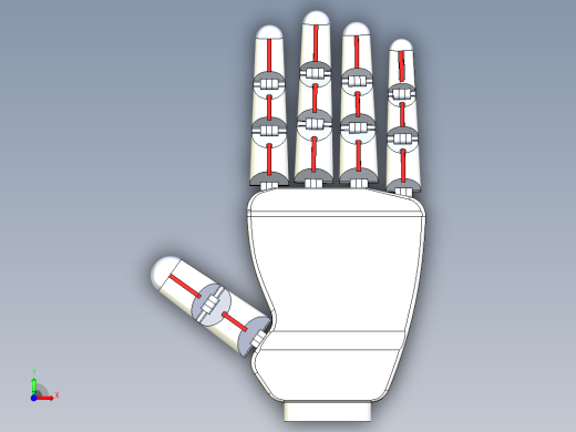 仿生机械手仿生手臂prosthetic-hand前视缩略图