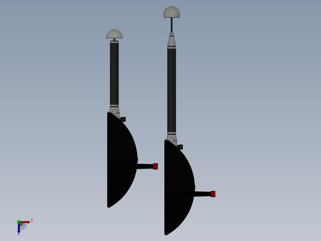 AT960激光跟踪仪T-Probe测头俯视图
