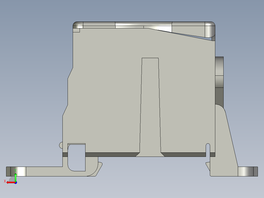 UKK-125A单极分线盒后视图