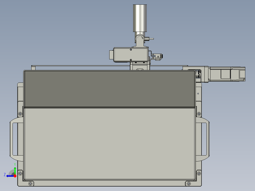 02-00-08滚轮废料组件右视图