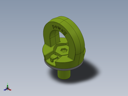 吊耳M12正等轴测缩略图