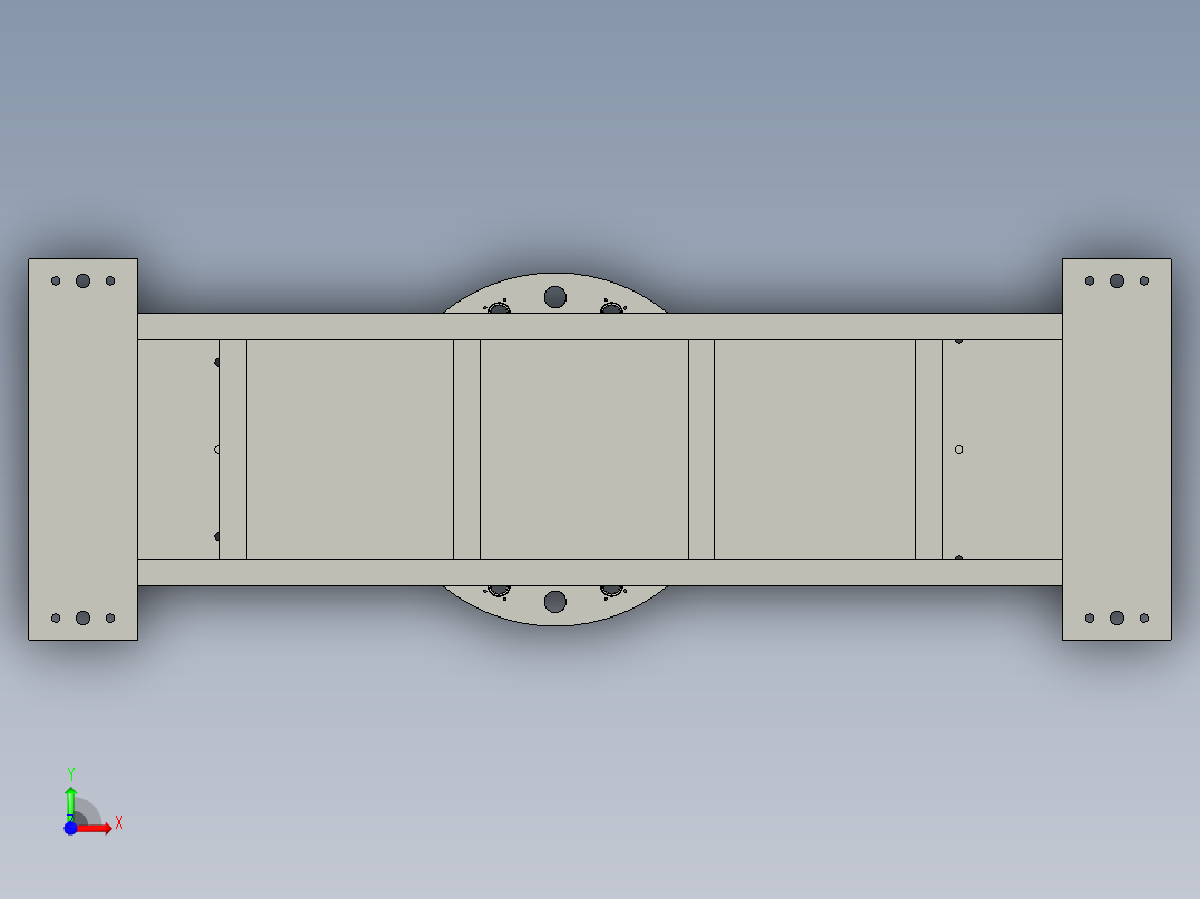 东山2轴变位机组立前视图