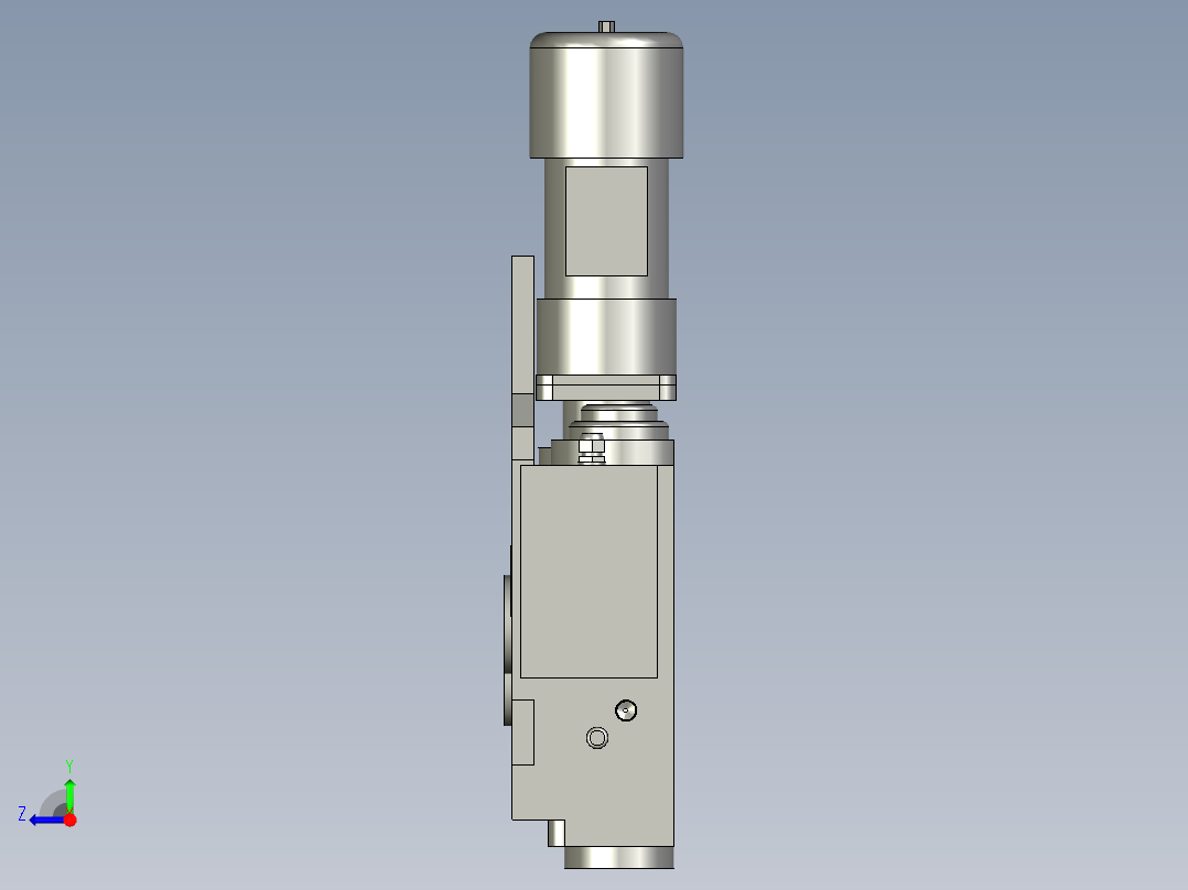 换刀机械手右视图