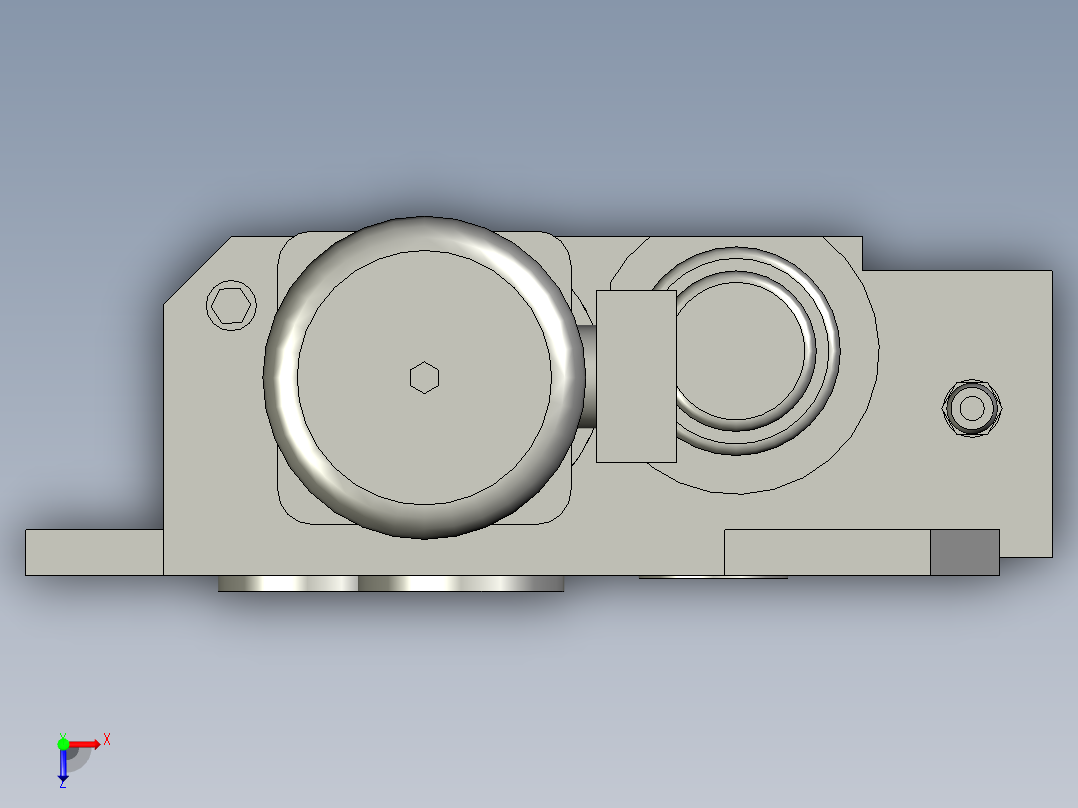 换刀机械手俯视图