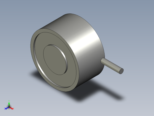 电磁铁X-P34-18-55正等轴测缩略图