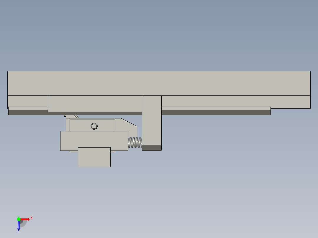 15504437凸轮送料模组俯视图