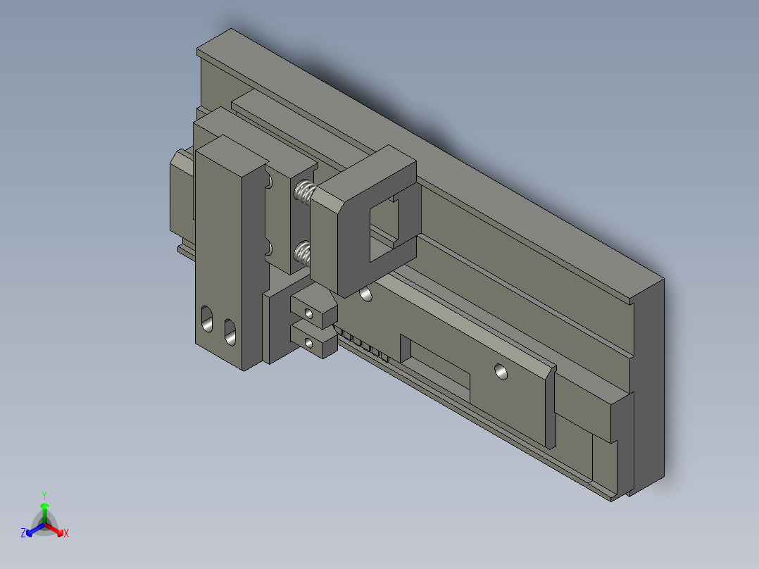 15504437凸轮送料模组正等轴测图