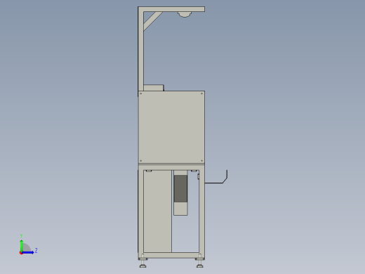 橡胶密封条在线切断装置左视缩略图