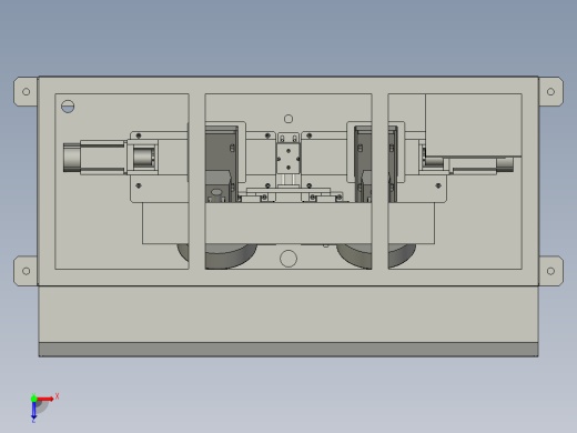 橡胶密封条在线切断装置俯视缩略图