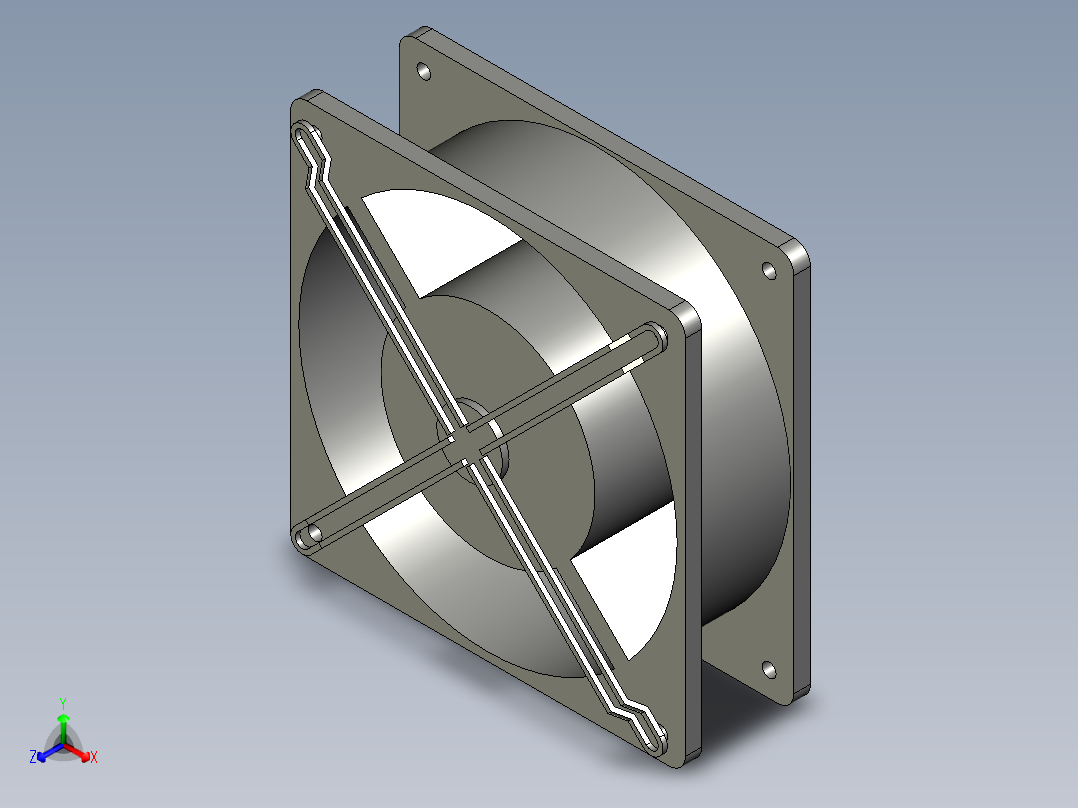 复件0507风扇YY12038H24B-24V-02-090101-新0903正等轴测图