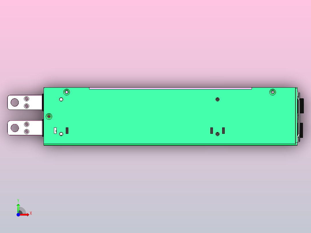 明纬开关电源适配器变压器SE-1000-5前视图