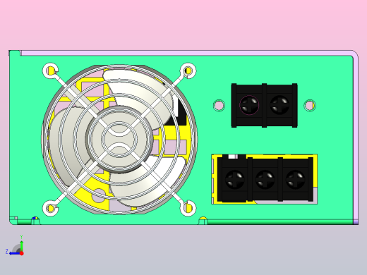 明纬开关电源适配器变压器SE-1000-5右视缩略图