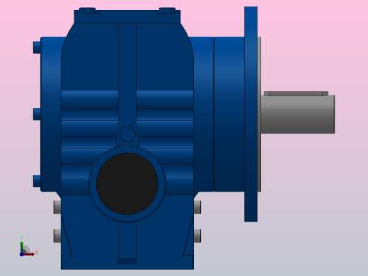 SF77ZP蜗轮蜗杆减速机SF77-13.16-M1-A-P90前视缩略图