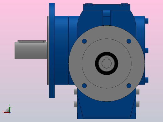 SF77ZP蜗轮蜗杆减速机SF77-13.16-M1-A-P90后视缩略图