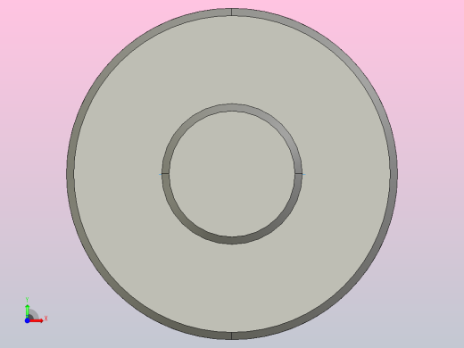 FFZL2004-3滚珠丝杆3D模型前视缩略图