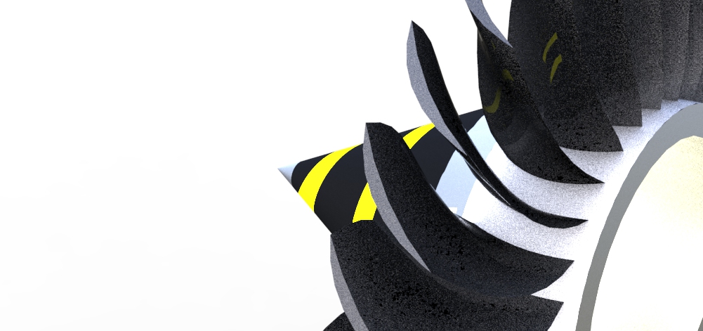 GE-CFM65涡轮风扇发动机的风扇叶片