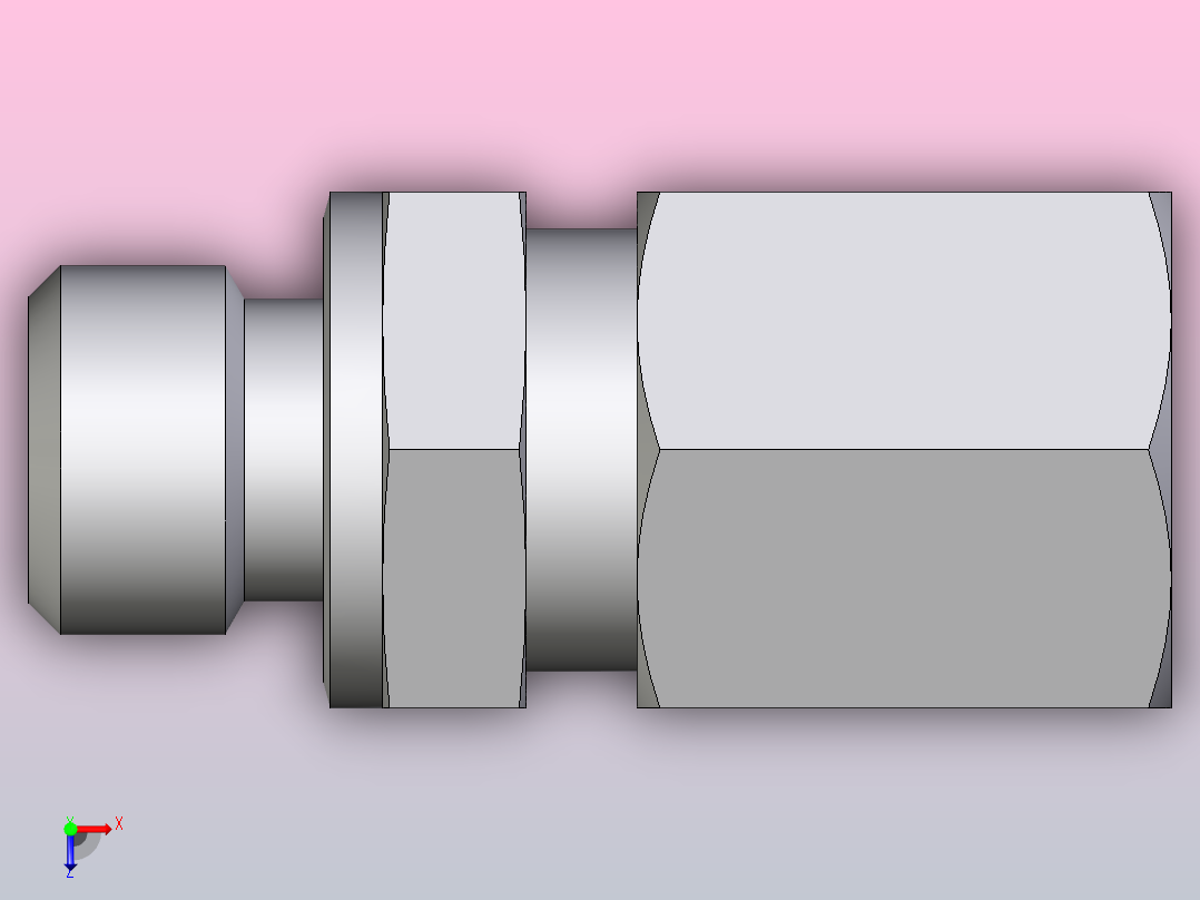 公螺柱连接器GE06LMCF俯视图