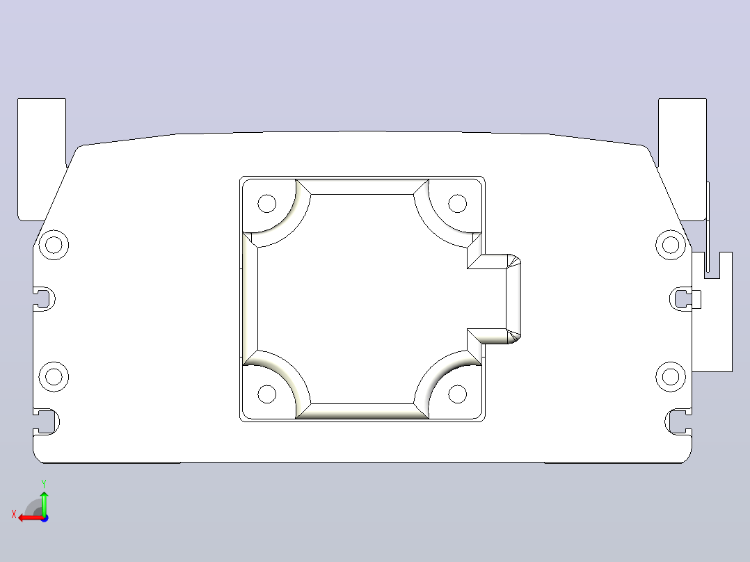 MTH22标准螺杆滑台[MTH22-L#-900-BC-P75-C3]后视图