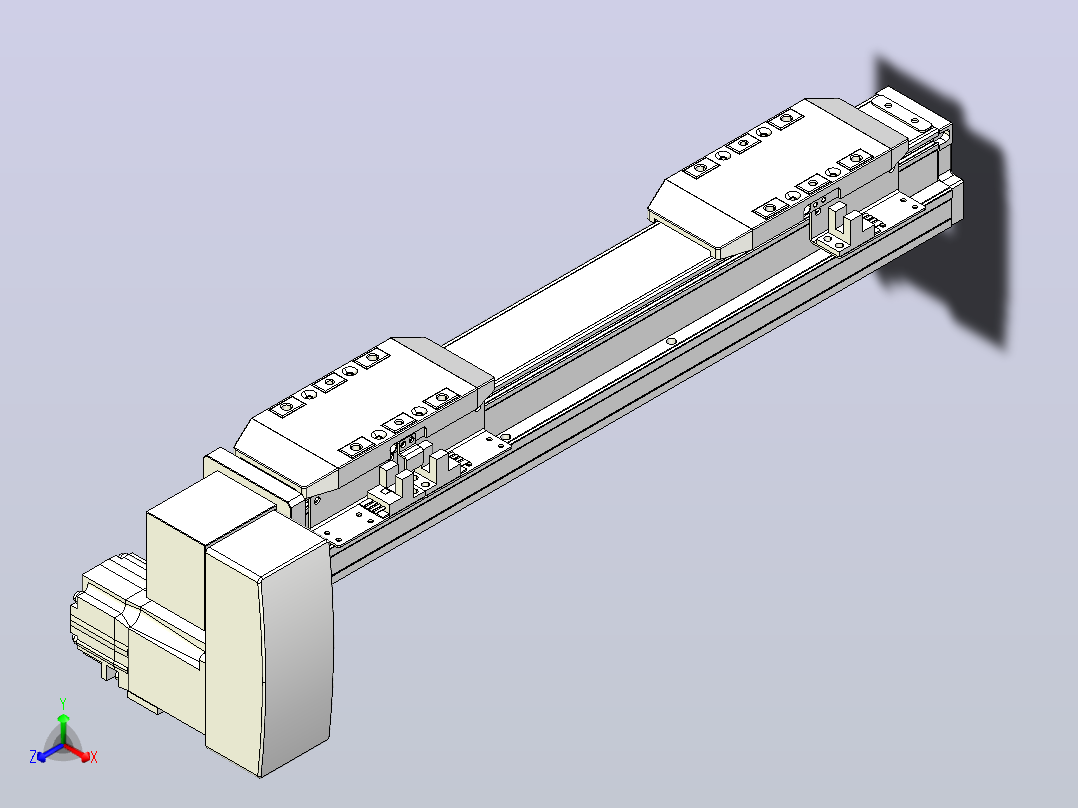 皮带直线轴双滑块型TPA-GCBS-50-P42-L50-RP-M10-N3主视图