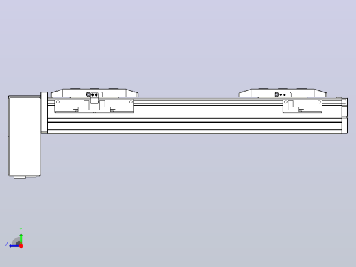 皮带直线轴双滑块型TPA-GCBS-50-P42-L50-RP-M10-N3右视缩略图