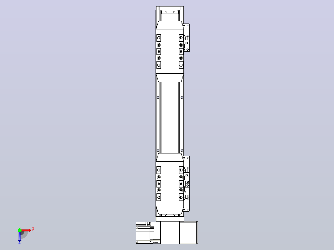 皮带直线轴双滑块型TPA-GCBS-50-P42-L50-RP-M10-N3俯视图
